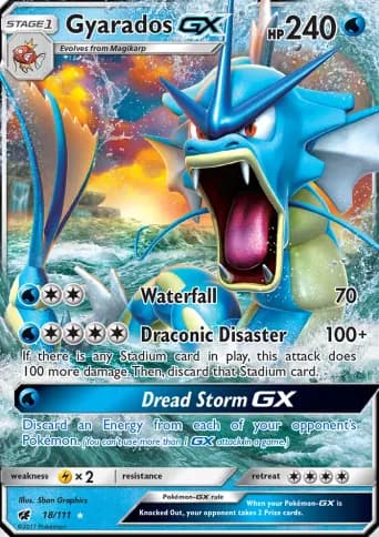 Gyarados GX Pokémon card #18