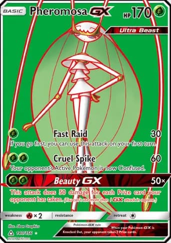 Pheromosa GX Pokémon card #140