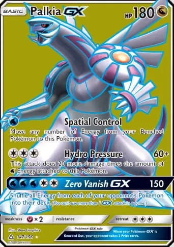 Palkia GX Pokémon card #147