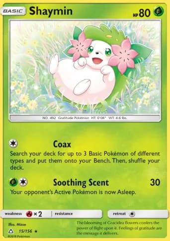 Shaymin Pokémon card #15