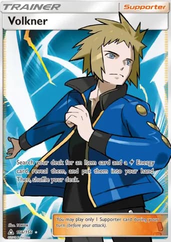 Volkner Pokémon card #156