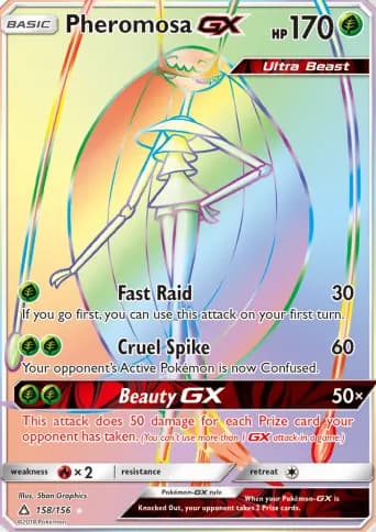 Pheromosa GX Pokémon card #158