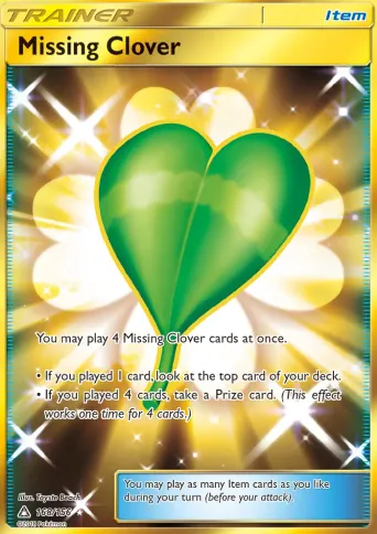 Missing Clover Pokémon card #168