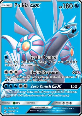 Palkia GX Pokémon card #119
