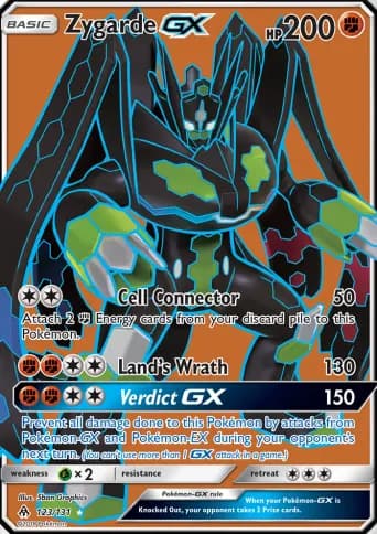 Zygarde GX Pokémon card #123