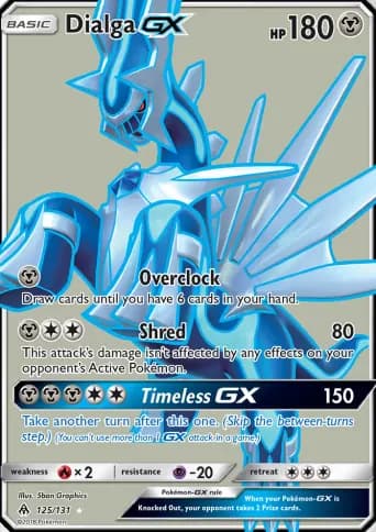 Dialga GX Pokémon card #125