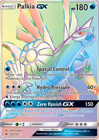 Palkia GX Pokémon card #132