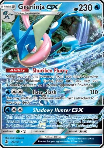 Greninja GX Pokémon card #24