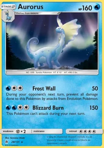 Aurorus Pokémon card #28
