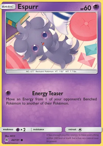 Espurr Pokémon card #44