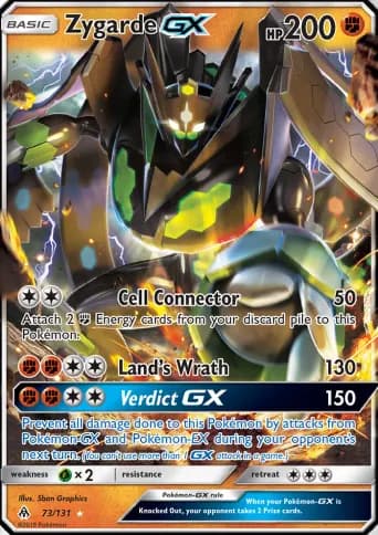Zygarde GX Pokémon card #73