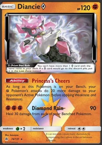 Diancie ◇ Pokémon card #74