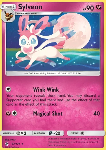 Sylveon Pokémon card #87
