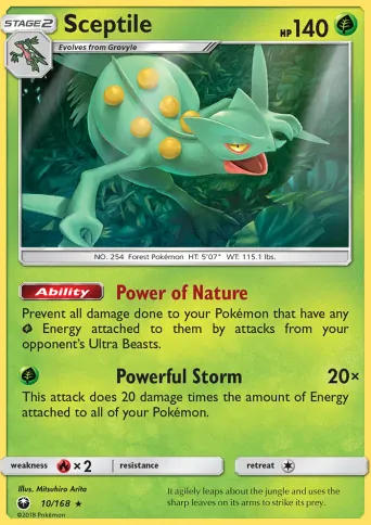 Sceptile Pokémon card #10