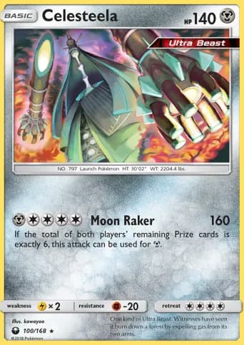 Celesteela Pokémon card #100