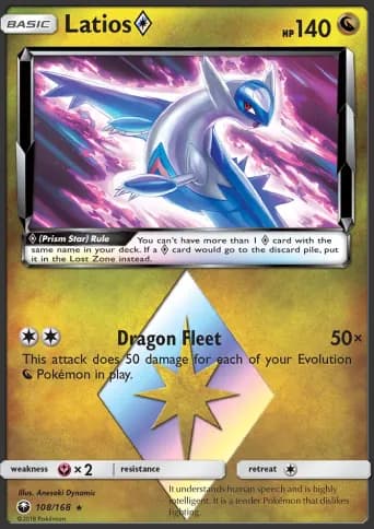 Latios ◇ Pokémon card #108