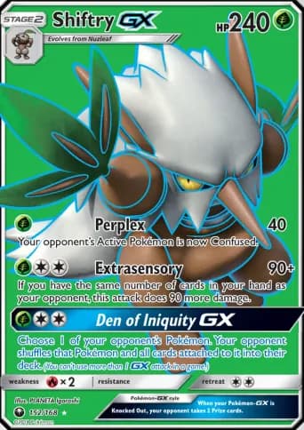 Shiftry GX Pokémon card #152