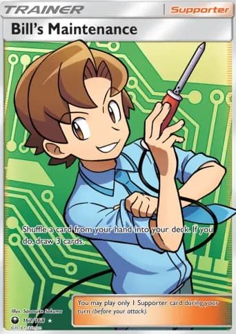 Bill’s Maintenance Pokémon card #162
