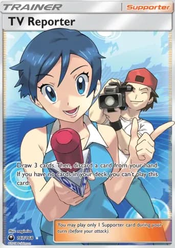 TV Reporter Pokémon card #167