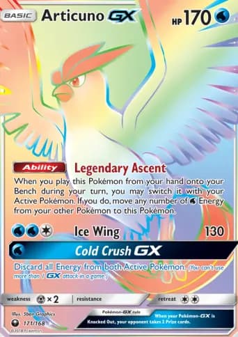 Articuno GX Pokémon card #171