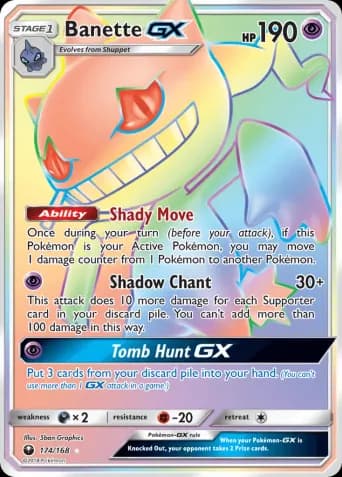 Banette GX Pokémon card #174
