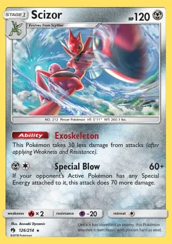 Scizor Pokémon card #126