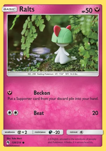 Ralts Pokémon card #139