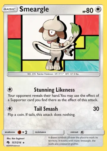 Smeargle Pokémon card #157