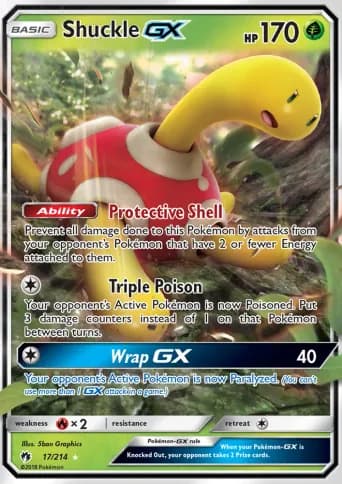 Shuckle GX Pokémon card #17