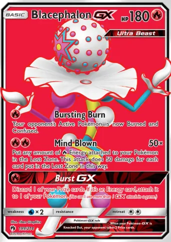 Blacephalon GX Pokémon card #199