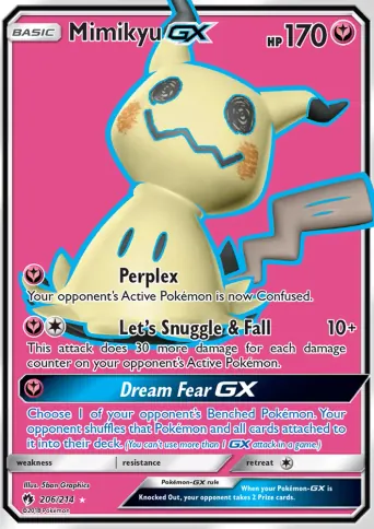 Mimikyu GX Pokémon card #206