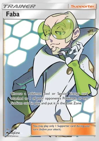Faba Pokémon card #208