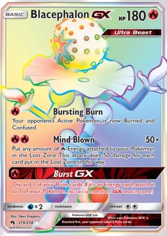 Blacephalon GX Pokémon card #219