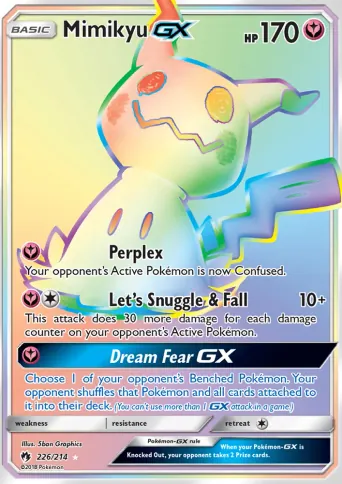 Mimikyu GX Pokémon card #226