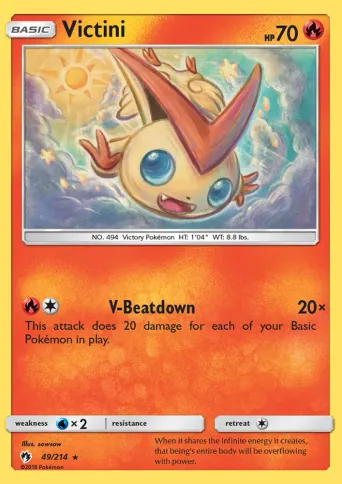 Victini Pokémon card #49