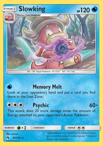 Slowking Pokémon card #55