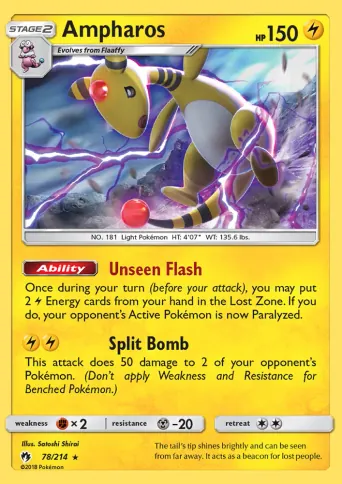 Ampharos Pokémon card #78