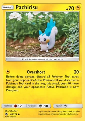 Pachirisu Pokémon card #80