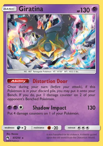 Giratina Pokémon card #97