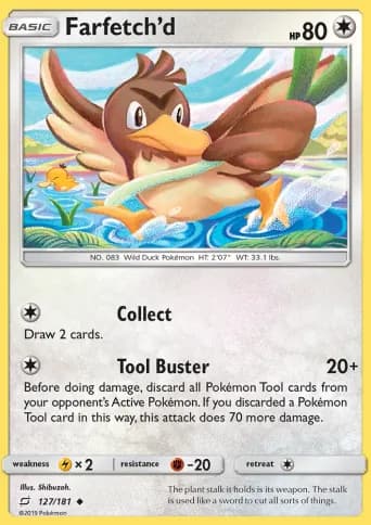 Farfetch’d Pokémon card #127