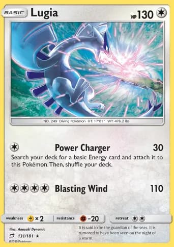 Lugia Pokémon card #131