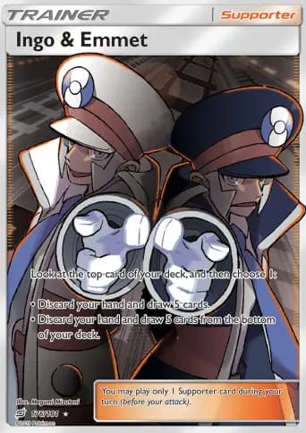Ingo & Emmet Pokémon card #176