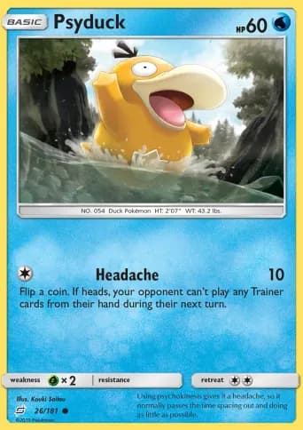 Psyduck Pokémon card #26