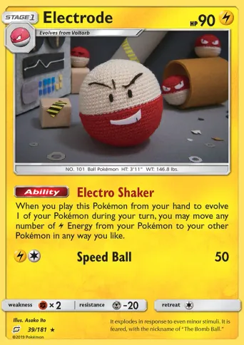 Electrode Pokémon card #39