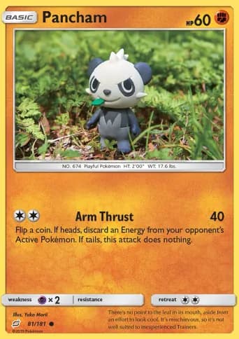 Pancham Pokémon card #81