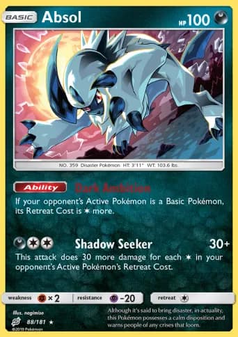 Absol Pokémon card #88