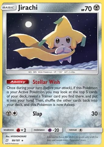Jirachi Pokémon card #99