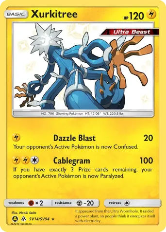 Xurkitree Pokémon card #SV14