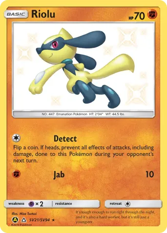 Riolu Pokémon card #SV21