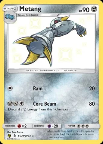Metang Pokémon card #SV31